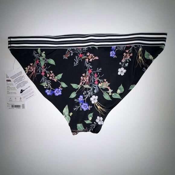Athleta Gold Coast Low Rise Floral Banded Bikini Swim Bottoms Size Large NWT - Picture 6 of 11